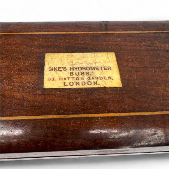 Antique Vintage 1800's Sikes Hydrometers Bar Distillery calculate alcohol proof - Picture 3 of 7